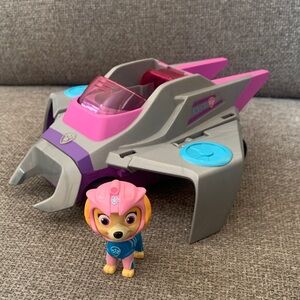Paw Patrol Aqua Pups Manta Ray Vehicle with Skye Figure